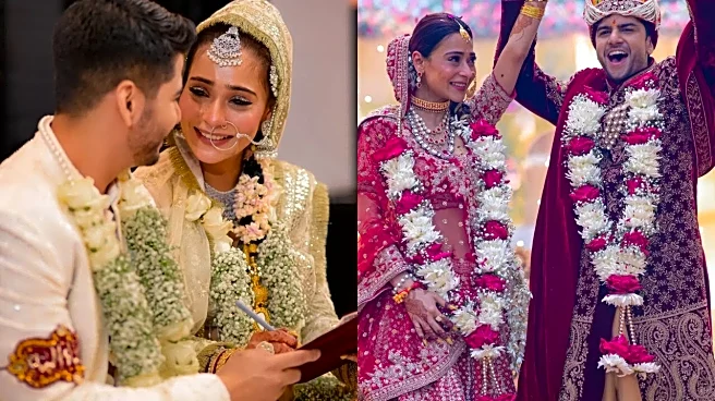 Sara Khan Ties The Knot With Krish Pathak In Hindu And Muslim Ceremonies, First PICS Out