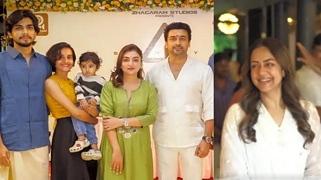 Suriya 47: Suriya, Nazriya, Naslen Start Shooting For Jithu Madhavan’s Next With Pooja Ceremony, Jyothika Joins