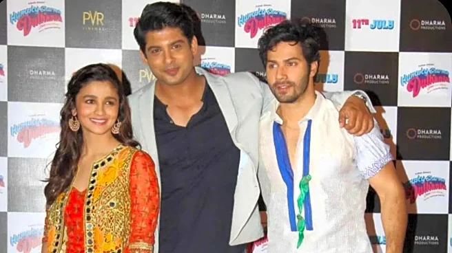 DYK Sidharth Shukla 'Protected' Varun Dhawan, Alia Bhatt From Huge Crowds During Humpty Sharma Ki Dulhaniya Promotions?