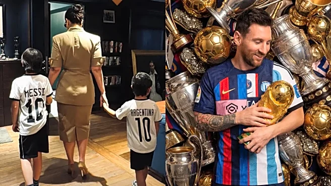 Kareena Kapoor's Elder Son Taimur Is Messi-Ready As They Welcome 'G.O.A.T' In Mumbai; Don't Miss Jeh's Adorable Look