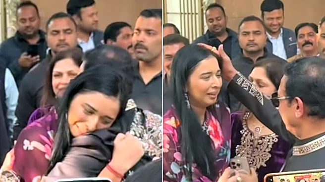 Bigg Boss 19's Tanya Mittal Gets Grand Welcome At Gwalior Home; Breaks Down While Hugging Father - WATCH