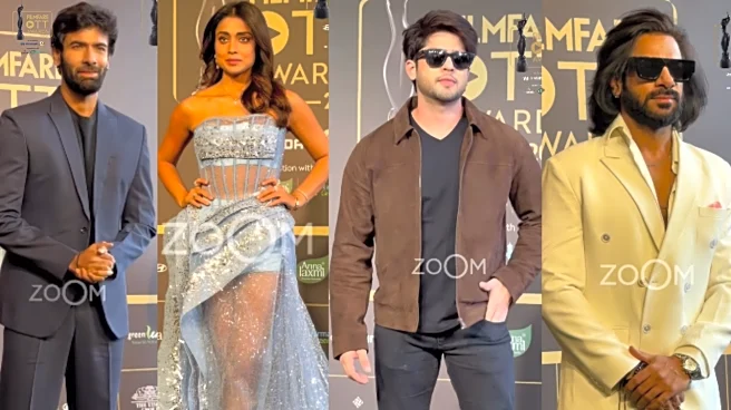 Filmfare OTT Awards 2025: Dhurandhar's Danish Pandor, Shriya Saran, Jibraan Khan, Karan Veer Mehra Turn Heads On Red Carpet