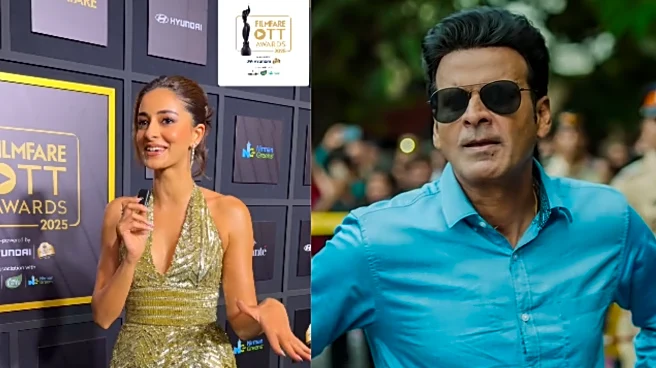 Filmfare OTT Awards 2025: Ananya Panday Wants To Be Friends With The Family Man's Srikant Tiwari Because...