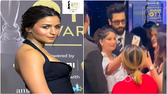 Filmfare OTT Awards 2025: Love And War Stars Alia Bhatt, Vicky Kaushal Attend Mega Night – Watch