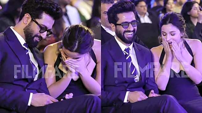 Filmfare OTT Awards 2025: Did Vicky Show Pictures Of His Son With Katrina To Alia? Love & War Actress' Reaction Creates Buzz
