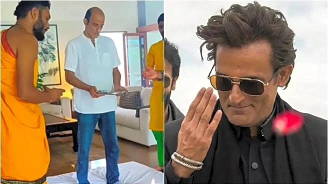 Akshaye Khanna Performs Vastu Shanti Hawan Amid Dhurandhar Success At Alibaug Mansion