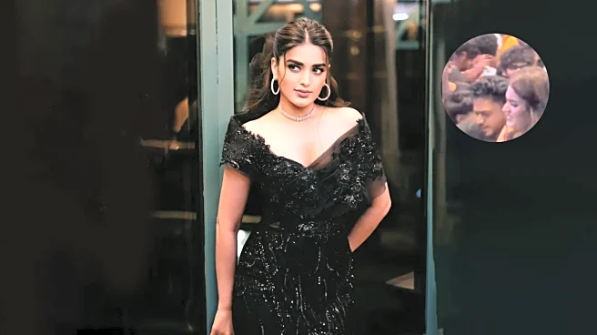 Niddhi Agerwal Rescued By Security As Actress Mobbed At The Raja Saab Song Launch; Netizens React