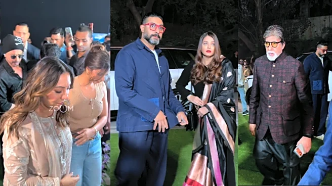 Amitabh Bachchan, Shah Rukh Khan, Abhishek-Aishwarya Root For Their Children At Annual Day Function