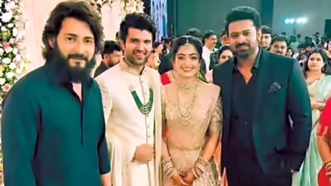 Fact-Checking Rashmika Mandanna - Vijay Deverakonda's Viral Wedding Pictures With Mahesh Babu, Prabhas