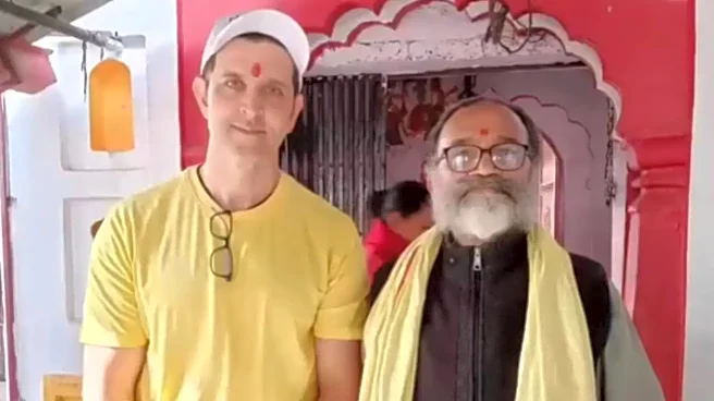Hrithik Roshan Seeks Blessings At Santala Devi Temple Amid Trekking Adventure, Video Goes Viral