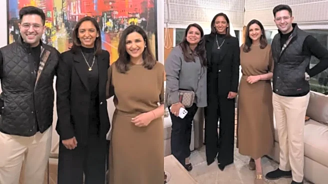 Parineeti Chopra And Raghav Chadha Host Indian Women's Cricket Team Captain Harmanpreet Kaur: Keep Tricolor Flying High