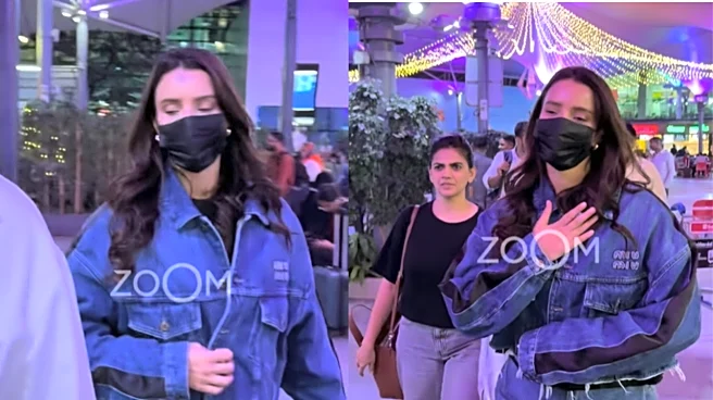 Triptii Dimri REFUSES To Take Off Mask At Airport - WATCH