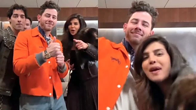 Priyanka Chopra Joins Hubby Nick, Jonas Brothers As They Vibe To Zeenat Aman's Aap Jaisa Koi As Pre-Show Ritual