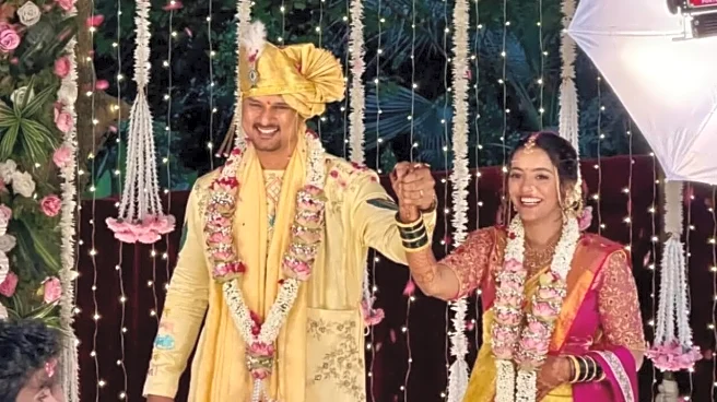 Bigg Boss Marathi 3's Jay Dhudhane Weds Social Media Influencer Harshala Patil – See First Wedding Pics