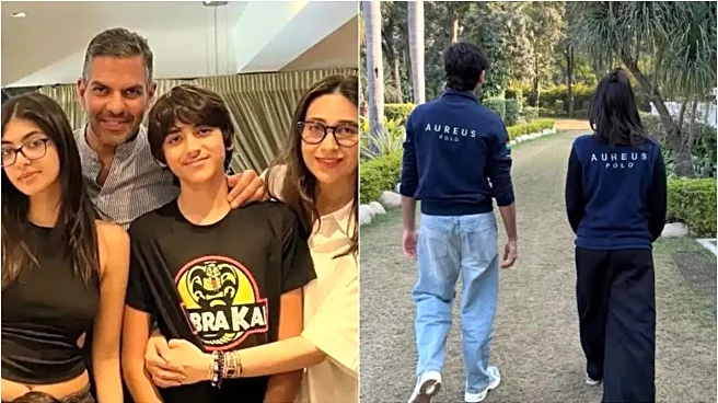 Karisma Kapoor's Children Samaira, Kiaan Remember Late Father Sunjay Kapur On Christmas, Wear His Polo Jerseys