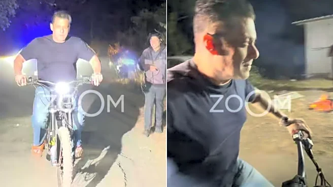 Salman Khan Birthday: Battle Of Galwan Actor Arrives On Bicycle At Farmhouse For Grand Party - WATCH
