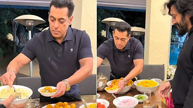 Salman Khan Makes 'Absolutely Delicious' Bhel For Riteish-Genelia Deshmukh During 60th Birthday Bash - WATCH
