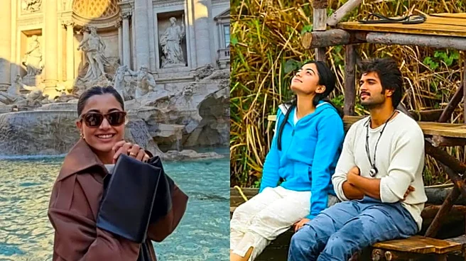 Did Fans Spot Vijay Deverakonda In Rashmika Mandanna's New Post From Rome Holiday?