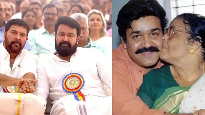 Mammootty Expresses Heartfelt Condolence To Mohanlal After His Mother's Death