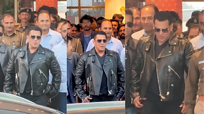 Salman Khan Oozes Signature Swag As He Arrives In Jamnagar For New Year Festivities - WATCH