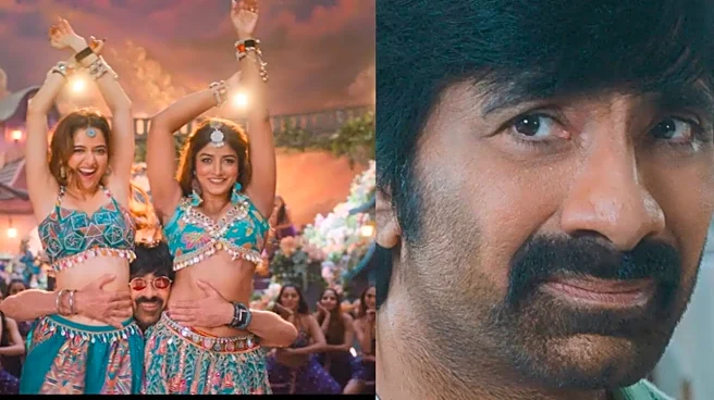 BMW: Ravi Teja Faces Flak For Dancing With 'Two Heroines' After '6 FLOPS', Netizens Say 'Just Mass Maharaja Things'