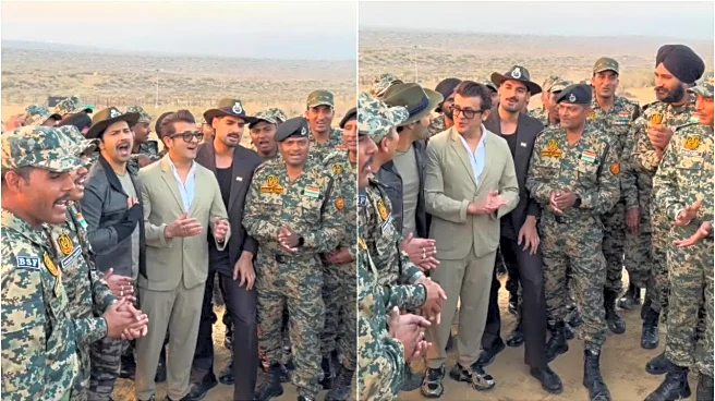 Border 2: Varun Dhawan, Sonu Nigam, Ahan Shetty Sing Ghar Kab Aaoge With BSF Jawans; Suniel Shetty Reacts