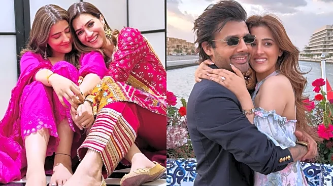 Kriti Sanon Gets Emotional As Sister Nupur Sanon Gets Engaged To Stebin Ben, Pens 'Am Gonna Cry'