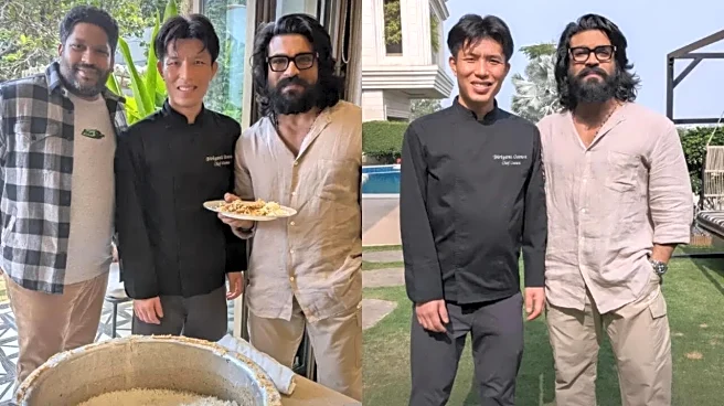 Ram Charan Had Japanese Biryani? Chef Osawa Takamasa Whips Up His Famous Dish For Peddi Actor - See Pics