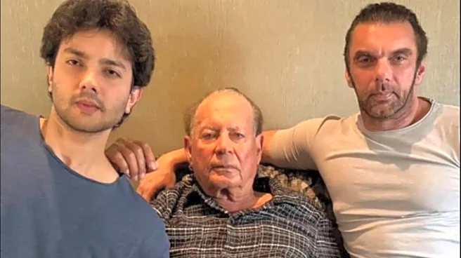 Sohail Khan Drops Adorable Click With Father Salim Khan, Son Nirvan: Living A Dream