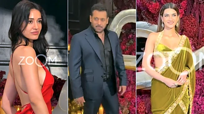 Nupur Sanon-Stebin Ben Reception: Salman Khan, Kriti Sanon, Disha Patani Bring Glam To Star-Studded Event