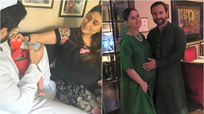 Kareena Kapoor Hops Onto Viral 2016 Trend, Shares Rare Picture Of Saif Ali Khan Cradling Taimur