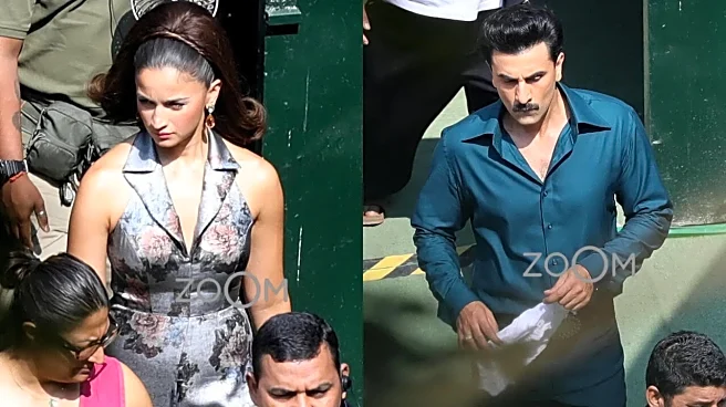Love & War: Alia Bhatt, Ranbir Kapoor Spotted In Retro Looks On Sanjay Leela Bhansali Film's Set - EXCLUSIVE Pics