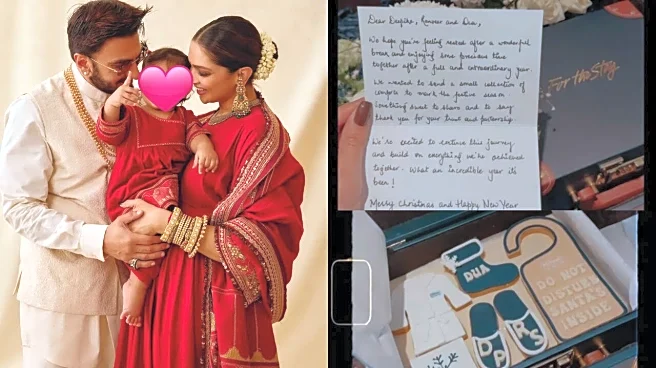 Deepika Padukone, Ranveer Singh, Daughter Dua Begin 2026 With Special Customised Winter Goodies