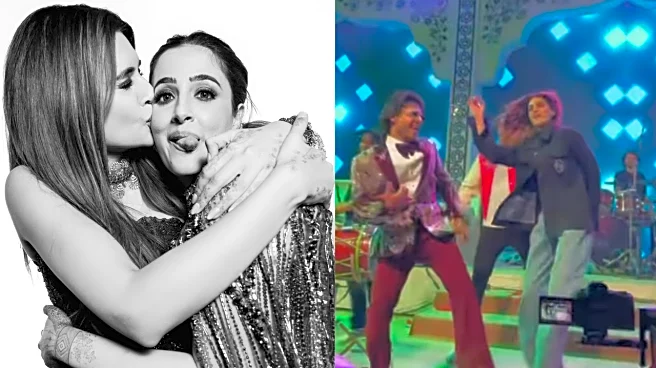 Kriti Sanon Kisses Sis Nupur, Grooves To Ishq Tera Tadpave With Stebin Ben In New Shaadi Dump