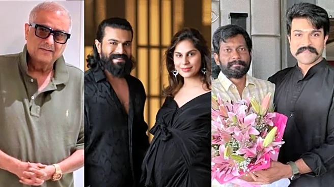 Ram Charan, Upasana Welcome Twins: Peddi Director Buchi Babu, Boney Kapoor Wish Konidela Family Joy And Love