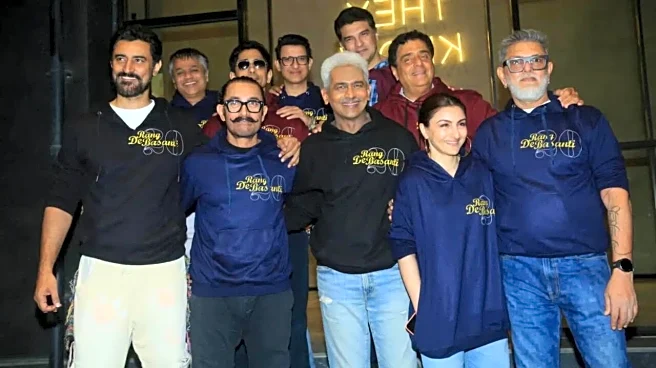 Aamir Khan, Soha Ali Khan, Siddharth Reunite To Celebrate 20 Years Of Rang De Basanti