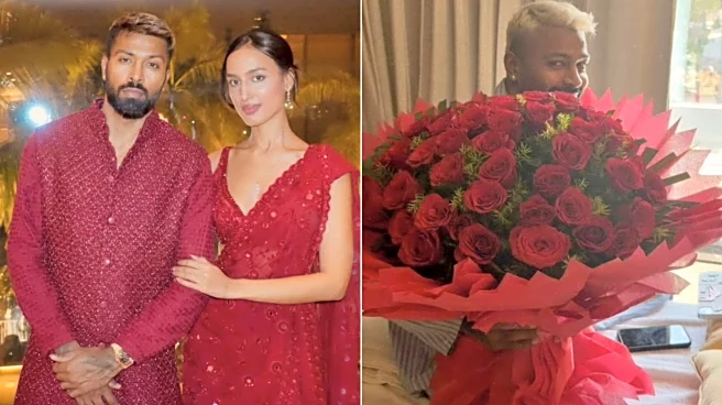 Hardik Pandya's Gf Mahieka Calls Him 'Man Of My Life' As She Surprise Him Ahead of Valentine's Day