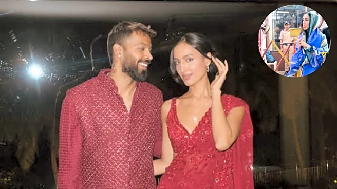 Hardik Pandya's Girlfriend Mahieka Sharma Seeks Blessings At Siddhivinayak Temple Ahead Of Mumbai Indians Match