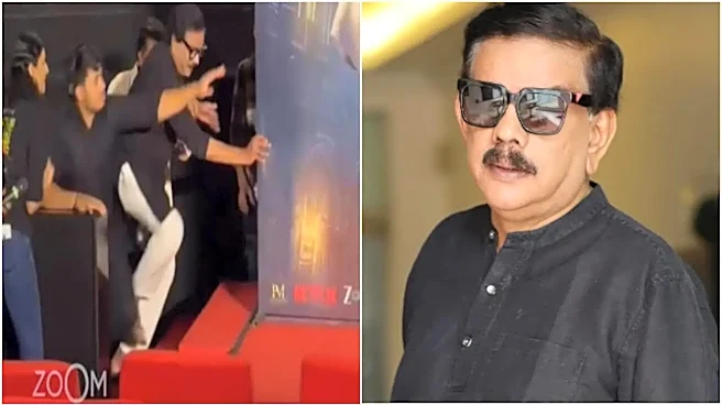 Bhooth Bangla Director Priyadarshan Almost FALLS, Avoids Injury At Trailer Launch Event – Watch Viral Video
