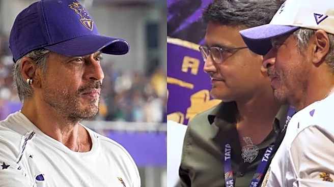 After Shah Rukh Khan's All-Grey Hair, His Bromance With Former KKR Captain Sourav Ganguly Wins Internet