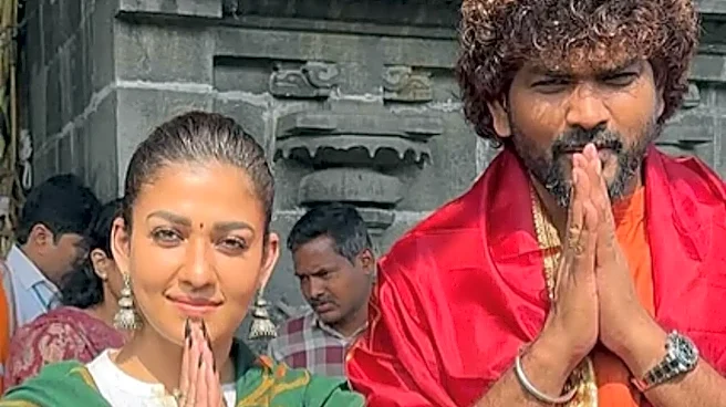Nayanthara, Vignesh Shivan Offer Prayers At Tirupati Temple Ahead Of LIK Release