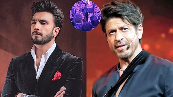 Shah Rukh Khan Showers Love On Ranveer Singh At Party Amid Dhurandhar 2 Success; Don't Miss Latter's Reaction