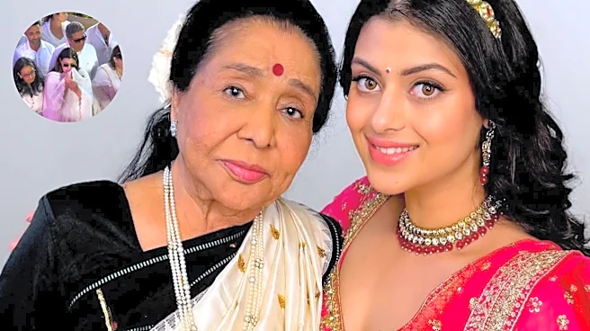 Asha Bhosle Antim Darshan: Granddaughter Zanai Struggles To Hold Back Tears, Breaks Down
