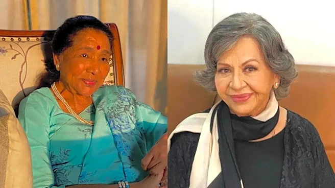 Helen Pays One Last Visit To Asha Bhosle, Says Singer Was Her 'Awaaz'