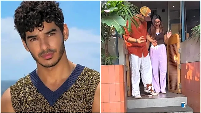 Ishaan Khatter Drops Chocolate Shake On Pants After Lunch Date With Girlfriend Chandni Bainz – See Oops Moment