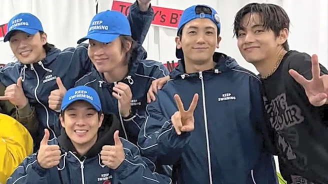 Wooga Squad Assembles For Their Maknae BTS V During ARIRANG World Tour Show - New Photo Melts Hearts