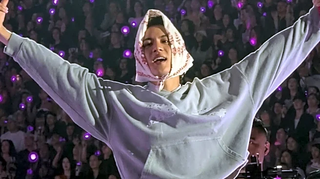 BTS Jin's Abs, Bandana Raise Temperatures At ARIRANG El Paso Concert - ARMYs React