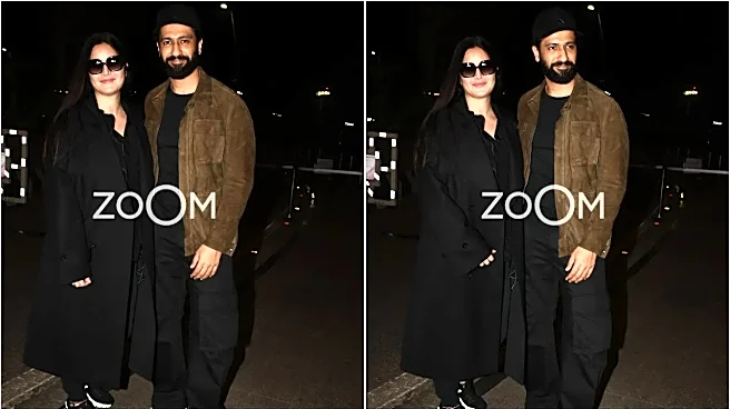 Katrina Kaif, Vicky Kaushal Make First Appearance Together After Son Vihaan's Birth