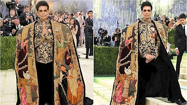 Karan Johar Makes Met Gala Debut With Humble Namaste, Celebrates Raja Ravi Varma's Legacy