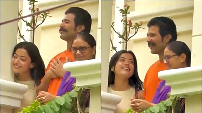 Vijay Deverakonda Turns 37: Actor Celebrates With Fans At Hyderabad Home; Wife Rashmika's 'Peek-A-Boo' Melts Hearts